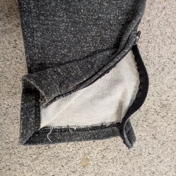 PACT Organic Cotton Ankle Zip Jogger Sweatpant Heathered Gray Large - Picture 14 of 16